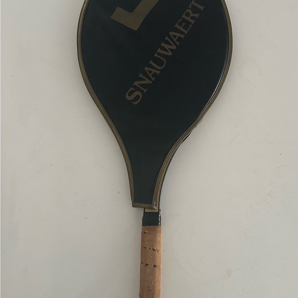 Vintage Snauwaert Graphite Dyno Tennis Racquet With Cover Made in Belgium